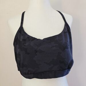 All in Motion Women's XXL Black Camouflage Sports Bra